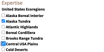 Expertise Fields Expertise Fields