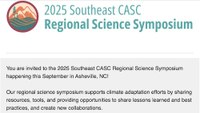 Join us at the 2025 Southeast CASC Regional Science Symposium
